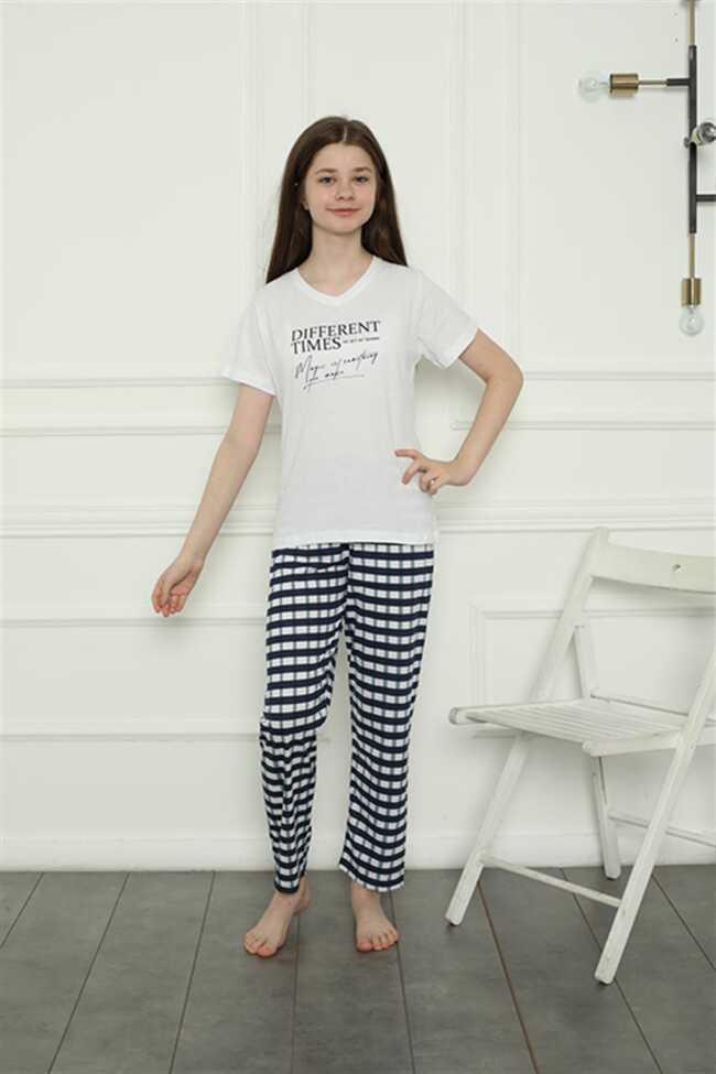 Moda Çizgi Aile Penye Pijama Takım (anne - kız ) 50113 Ayrı Ayrı Satılır . Fiyatları Farklıdır - 6